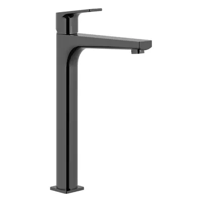 Baterie lavoar Celesta Aria monocomanda inalta aspect modern Gunmetal gray