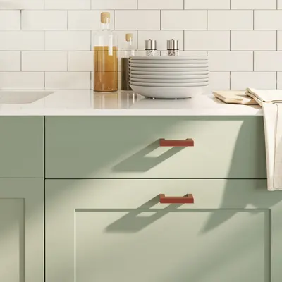 vidaXL Mânere de dulap, 20 buc., bronz, 64 mm, oțel inoxidabil