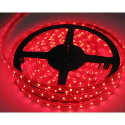 Banda Led Rosu 4.8w/m, 12v Dc, Smd2835, 60led/m, Ip65