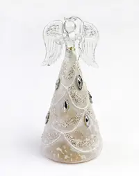 Decoratiune Craciun - Glass Angel with Light