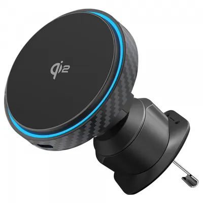 Incarcator Auto Wireless Proove Graphite Circle, 15W, 1.67A, Negru WHGC15010001