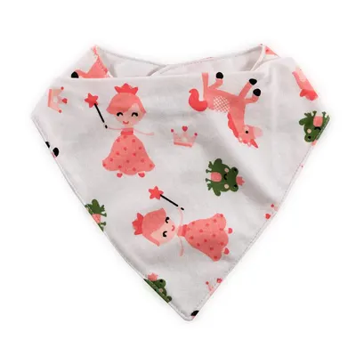 Baveta tip bandana bumbac Girl roz