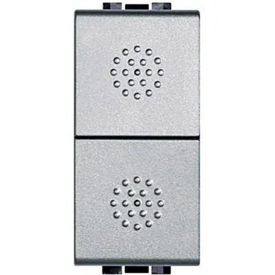 Buton dublu axial LiVing Light - ND-ND 10 A 250 V~ -Tech - 1 modul
