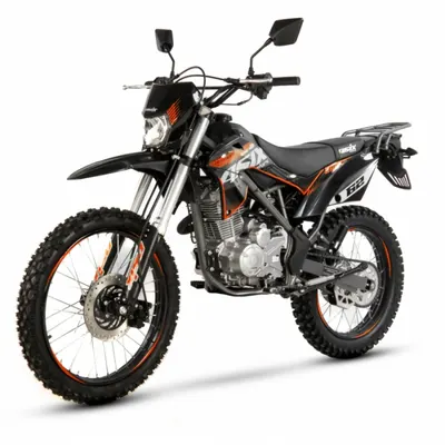 Motocicleta Cross Enduro Asix XB72, 150cc, roti 19 16 , culoare negru portocaliu, pornire electric picior