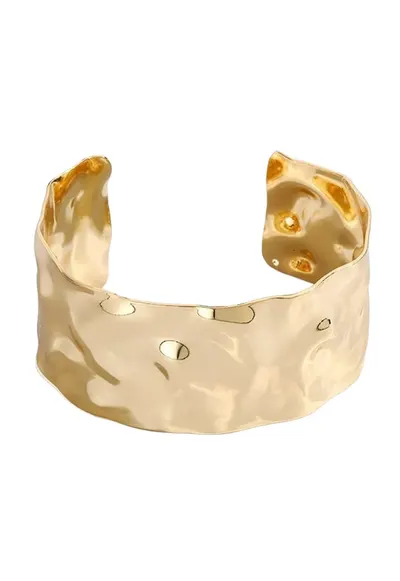 Bratara aurie - ajustabila - textura sifonata - Rody C25