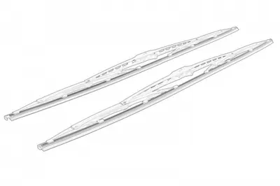 Lamela stergator standard Fata (2buc) 650mm potrivit IVECO TRAKKER II, X-WAY 09.12
