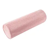 Pernă decorativă pentru copii roz cu tapițerie din catifea reiată Roll – Wigiwama