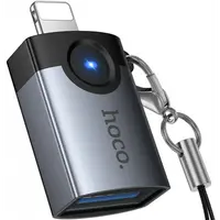 Adaptor OTG Lightning - USB-A HOCO UA46, Gri
