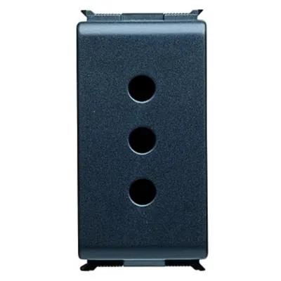 Italian Standard Socket-Outlet 250v Ac - 2p+e 10a - P11 - 1 Modul - Playbus