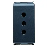 Italian Standard Socket-Outlet 250v Ac - 2p+e 10a - P11 - 1 Modul - Playbus
