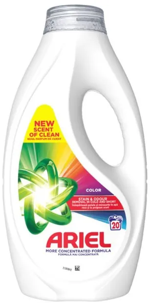 Detergent lichid Ariel - Color,pentru țesături colorate , 20 spălătorie