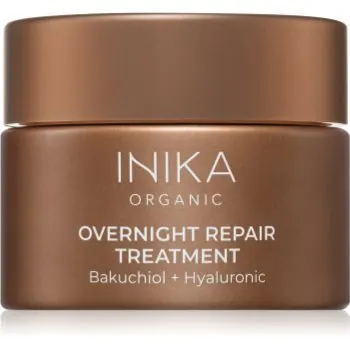 INIKA Organic Overnight Repair Treatment masca de noapte cu efect de regenerare pentru o hidratare intensa