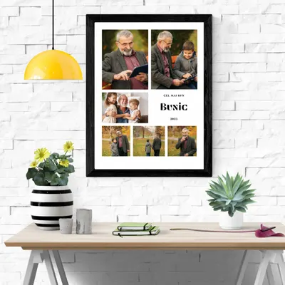Rama foto personalizata Cel mai bun bunic