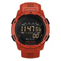 North Edge Mars, Pedometru, Stil Militar, Army, Sport, Calorii, Rosu