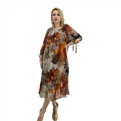 Rochie dreapta tip matase Mariana 2