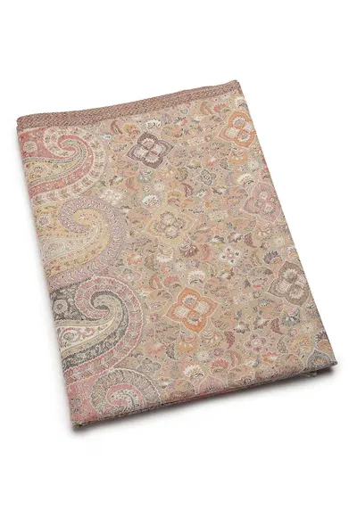 Esarfa cu motive orientale Jamawar - Multicolor