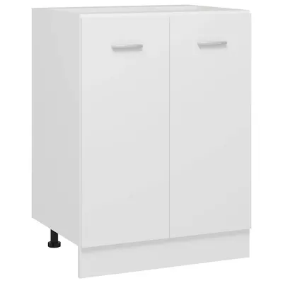 vidaXL Dulap inferior “Lyon”, alb, 60 x 46 x 81,5 cm, lemn prelucrat