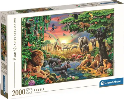 Puzzle Clementoni din 2000 piese - Adunarea Africană