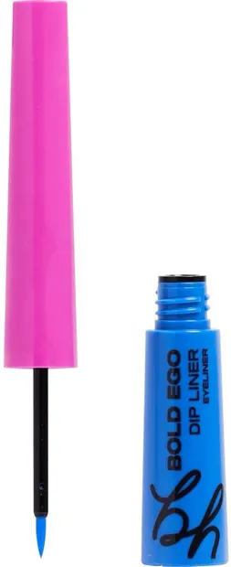 BH Cosmetics Eyeliner lichid Bold Ego, Bright Blue, 5 ml