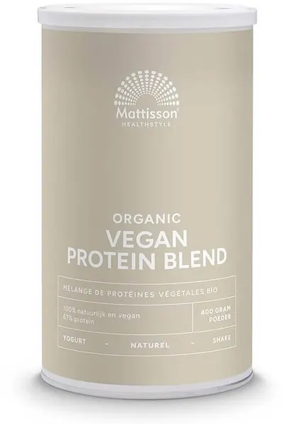 Organic Vegan Protein Blend, 400 g, Mattisson Healthstyle