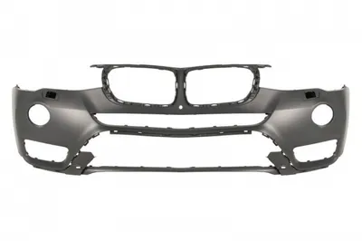 Bara (Fata, cu orificii pentru lampa ceata, cu gauri pentru spalator de faruri, cu gauri pentru senzorii de parcare, cu gaura pentur camera, grunduit) potrivit BMW X3 (F25) 04.14-06.17