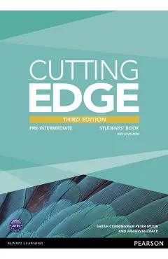 Cutting Edge Third Edition Pre-intermediate Students Book With DVD-ROM