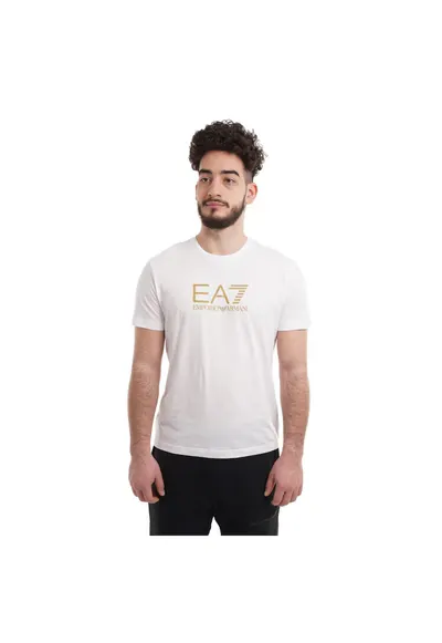 Tricou Emporio Armani Train Gold Label M Tee SS Pima JS Big Logo 3DPT08PJM9Z01100