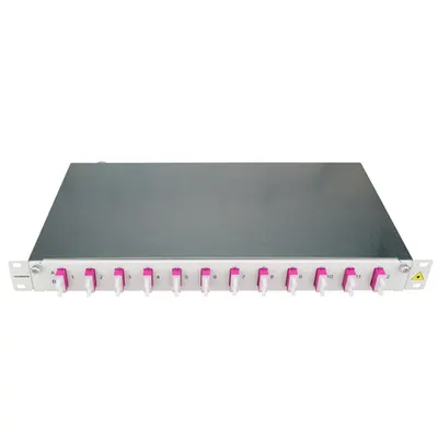 Splicebox, 8 fibre,SC,50/125µm OM4, culisant,19,1UV