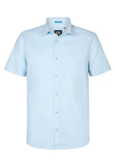 Camasa barbati - Albastru deschis - 55% in - 45% bumbac