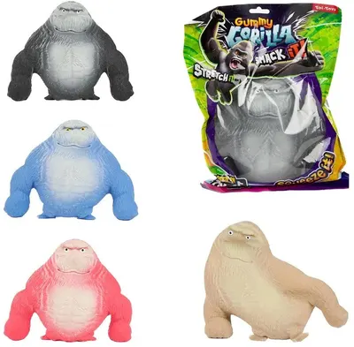 Jucărie elastică antistres Toi Toys - Gorilă, mare, sortiment