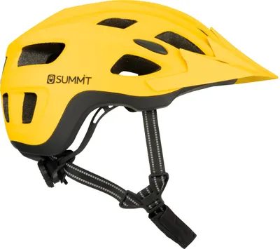 Cască de bicicletă reglabilă 1936 cu LED USB, galben, L (59–61 cm)