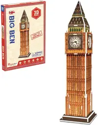 3D Puzzle CubicFun din 13 piese- Marele Ben