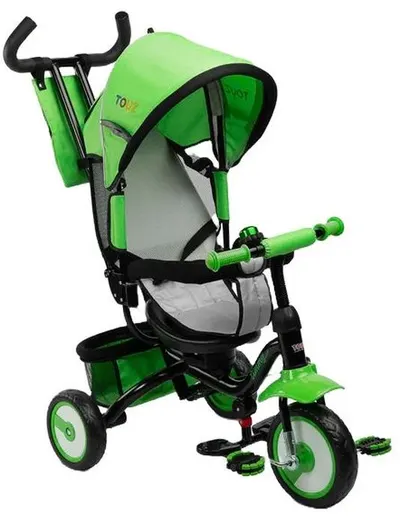 Tricicletă cu control parental Caretero Toyz - Timmy, verde