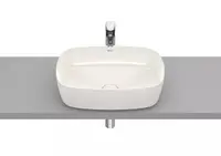 Lavoar Roca Inspira A327500650, montare pe blat, 50 x 37 cm, FineCeramic, Bej