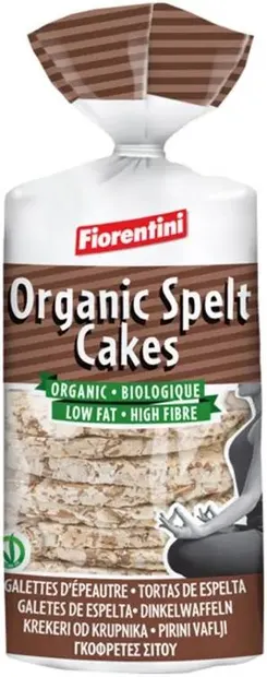Gustări organice din speltă, 120 g, Fiorentini