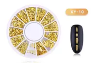 Disc 3d Nail Art Gold - 10