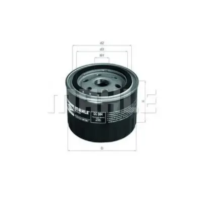 Filtru ulei MAHLE ORIGINAL OC 384