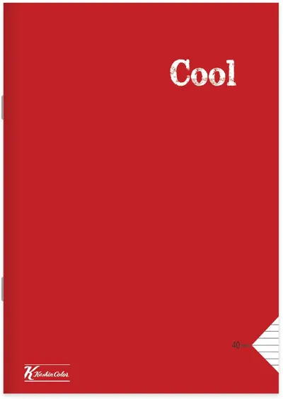 Caiet Keskin Color cool - A4, 60 de coli, rânduri largi, sortiment