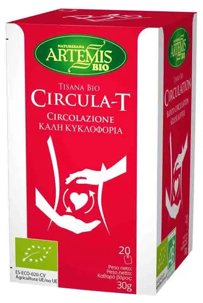 Ceai bio din plante pentru circulație sanguină bună, 20 pliculețe filtrante, Artemis Bio