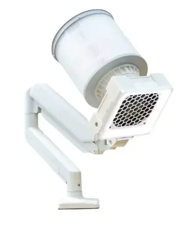 Aspirator praf unghii profesional UA-002 cu brat reglabil si LED
