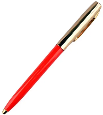 Pix Fisher Space Pen Cap-O-Matic - 775 Brass, roșu