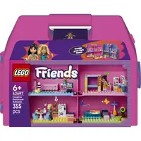 Constructor LEGO Friends - Valiză creativă cu căsuță pentru păpuși (42697)