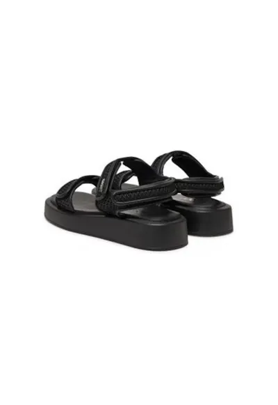Sandale dama - K1514238 - Textil - Negru