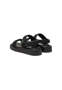 Sandale dama - K1514238 - Textil - Negru