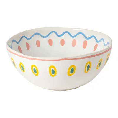 Bol alb din gresie ø 28 cm Summer Bliss – Costa Nova