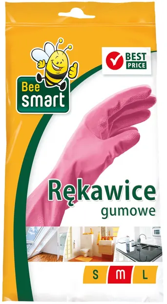 Mănuși de uz casnic Paclan - Bee Smart, mărimea M/L, 1 pereche, sortiment