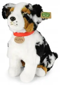 Jucărie de pluș Rappa Eco Prieteni – Ciobănesc australian, poziție șezând, 35 cm