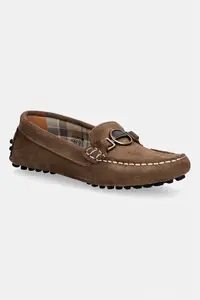 Barbour mocasini pentru femei, din piele întoarsă Laire