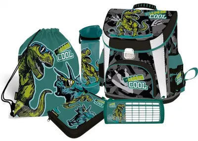 Set școlar Lizzy Card Dino Cool - 5 părți
