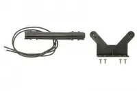 Lumini clarificare stanga dreapta, forma: dreptunghiular, negru alb, LED, inaltime 18mm; latime 125mm; adancime 24,5mm, in relief, lungime cablu 400mm, cu cuier, 12 24V (IP6K9K)